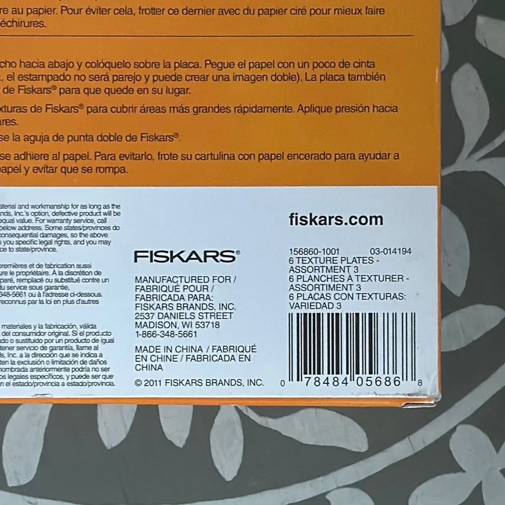 Fiskars Texture Plates Set